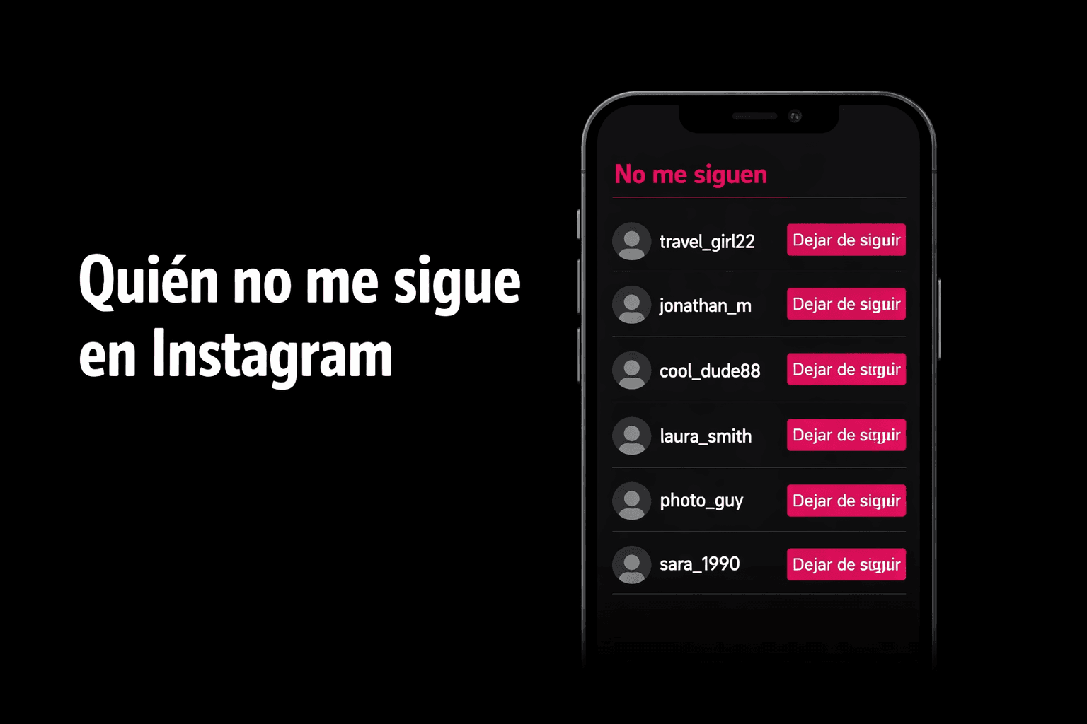Quién no me sigue en Instagram — descúbrelo gratis y sin apps